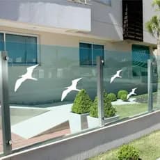 ADESIVO DECORATIVO PASSAROS GAIVOTAS PAREDE ANTICOLISÃO VIDRO E VIDRAÇAS