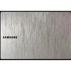 ADESIVO SKIN PELICULA NOTEBOOK SAMSUNG BOOK  (E20 E30 E40 E55 )  AÇO ESCOVADO PRATA