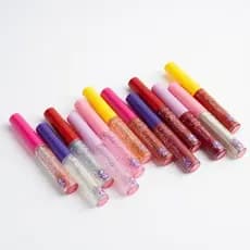 Kit C/3 Lip Gloss Princesas Vivai Infantil | Brilho Encantado, Aroma Delicioso e Diversão Garantida