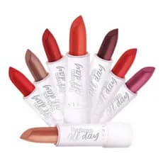 Kit C/8 Batons All Day Matte Vivai Cor Rosa