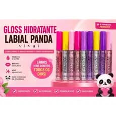 Kit 10 Gloss Hidratante Labial Panda Vivai Atacado Revenda
