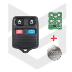Controle Remoto Alarme Original Ford Ka Fiesta 2008 2009 2010 2011 2012 2013 4 Botões