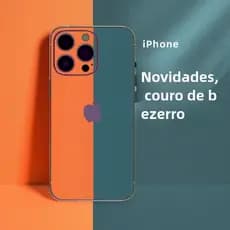 Pelicula De Traseira Para  Iphone, Protetor De Tela Traseira, Adesivo  imitação de couro,  pra iphone 15/16 serie