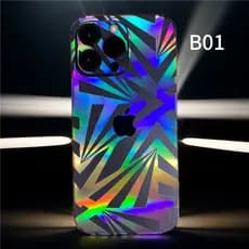 Película Traseira Com Padrão de laser luminoso pra samsung A14/A15/A16/A25/A34/A35/A55/A05S/A06/M55