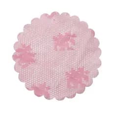 FUNDO RENDADO 9CM ROSA (C/100)
