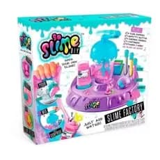 Fábrica De Slime Completo Colorido Para Brincar Com Acessórios Diversão Criança