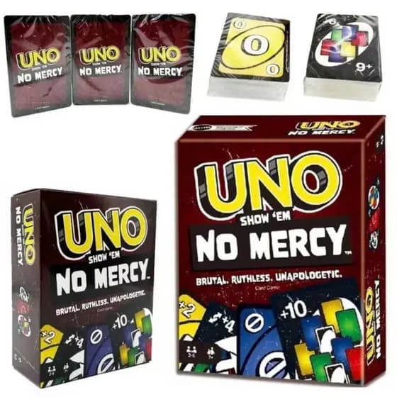 Jogo De Cartas Uno Show Em No Mercy Edição Especial Diversão Família