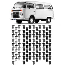 100 Presilhas Plastico  Grampo Revestimentos Forros Portas Vw Kombi