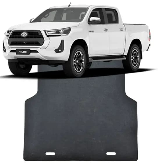 Tapete Puxe Empurre Protetor De Caçamba Picape Caminhonete Hilux Cabine Dupla Todas as Versões