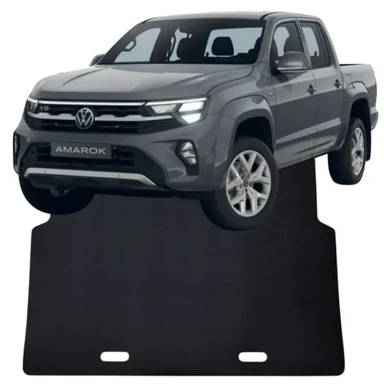 Tapete Puxe Empurre Protetor De Caçamba Picape Caminhonete Amarok Cabine Dupla