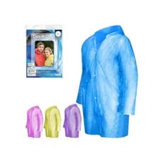 Capa Para Chuva Adulto Feminina Masculina Plástico Colorida