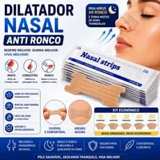 Kit 10/20/30/40/60 Dilatador Nasal Anti-Ronco Tira Unidades De Tiras Nasais Adesivas envio imediato