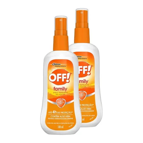 Kit 2 Repelente de Insetos Off! Spray Family 100ml