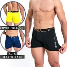 Kit 8 Cuecas Boxer  Masculino Adulto Microfibra Premium Forro de Algodão Box Masculino Cueca