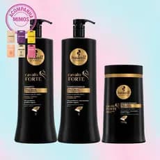 Cavalo Forte Haskell - Kit Shampoo, Condicionador 1L e Máscara  900g Hidratação e Fortalecimento