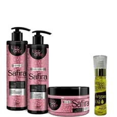 Kit Hidratação e Óleo De Argan Lizz ante Hidratação Profunda - Combate Frizz e Pontas Duplas  Maciez  Leveza  Emoliencia