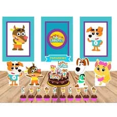 Kit Só um Bolinho - Canilópolis - Kit Festa em casa  - Aniversário, Mêsversário