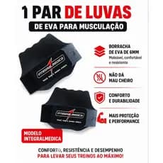 1 PAR DE LUVAS DE EVA MODELO INTEGRAL.
