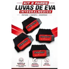 KIT  PARES luvas de EVA para musculação/academia/protetor palmar.