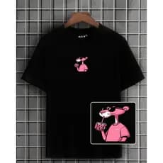 Camisa Camiseta Masculina Basica Blusa Streetwear 100% algodão Pantera Café Casual Moderna