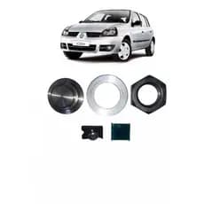 Par Cilindro Miolo Portas Renault Clio 99 A 2016 Key Locked ORIGINAL