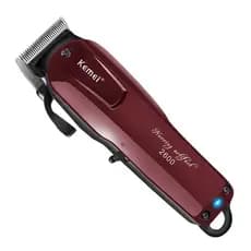 Máquina P/cabelo Bordô Kemei Pra Você Profissiona Kemei 2600 Davi Variedades
