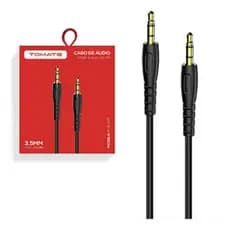 Cabo De Áudio P2 3.5mm Para P2 3.5mm Tomate Mcb-037 1 Metro Davi Variedades