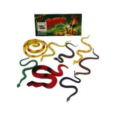 Cobras De Brinquedo Plásticas Kit 8 Und / Bichos Davi Variedades