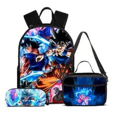 MOCHILA,kit.DRAGON.BALL,estojo,lancheira.térmica,mochila
