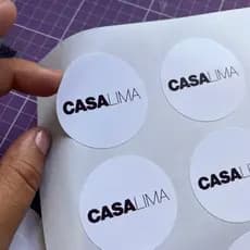 Kit Adesivos Personalizados 100uni- Etiqueta personalizada