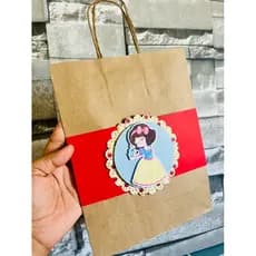TAG PARA SACOLA TEMA BRANCA DE NEVE