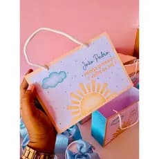 Sacolinha Personalizada minha primeira volta ao sol/ lembrancinha/aniversário/TODOS OS TEMAS