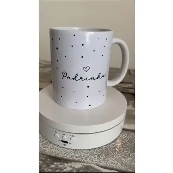 Kit canecas Personalizada Dindo e Dinda/ Padrinho e Madrinha/ Batismo/ Casamento