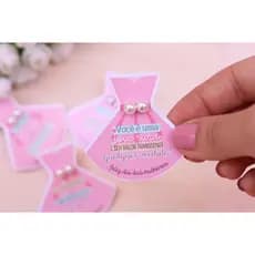 KIT 10 PARES BRINCOS+ TAG DIA DAS MULHERES/ BRINCO DE PEROLA/ MIMO CLIENTES
