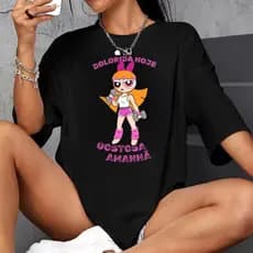 Camiseta Feminina Basica de Academia 100% Algodão Dolorida Hoje Gostosa Amanhã Crossfit Treino