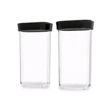 Conjunto de 2 Potes Herméticos para Mantimentos em Acrílico - 60 - 500ml