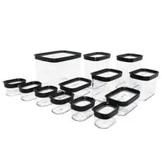 Kit 13 Potes Herméticos para Mantimentos em Acrílico