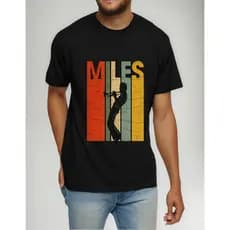 Camiseta Masculina Miles Davis Jazz 100% Algodao Premium