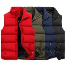 Colete Masculino Jaqueta Masculina Novo Outono Quente Sem Manga Jaquetas Inverno Casual Plus Size