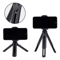 Kit 2 Mini Tripé Suporte Para Celular Universal Pau De Selfie Suporte Celular Com Controle