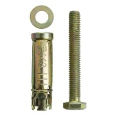 Kit 15 Chumbador Aço Parabolt M8 X 60mm Fixação Concreto e alvenaria maciça