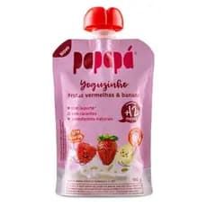 Yoguzinho Papapá Sabor Frutas Vermelhas e Banana 100g