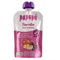 Papinha Maça e Ameixa 100g - Papapá