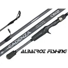 Vara Pesca Cadenza 10-20lbs 2p Albatroz Carretilha Carbono Acao Rapida