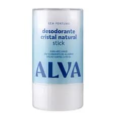 Desodorante Stick Cristal 120g Alva Vegano Natural Sem Perfume