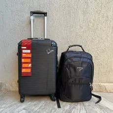 1 MALA+1 MOCHILA Mala de bordo para ir no avião 10Kg-Padrão ANAC FRETE MAIS BARATO