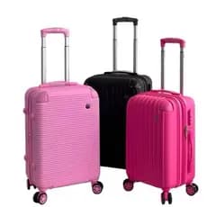 Mala De Viagem Bordô 10KG Zíper Dupla(Expansível e Roda Dupla 360 ABS Várias Cores Aproveite