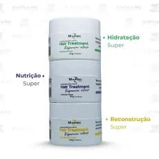 Cronograma Capilar Reparação Intensa Para Cabelos Fragilizados - Hair Treatment Mairibel 300g