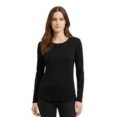 Blusa Térmica Segunda Pele Preta Feminina | Manga Longa Para Frio | Tamanhos Do P ao GG