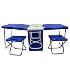 Caixa Térmica 3 Em 1 Mesa E Cadeira 28L acampamento camping